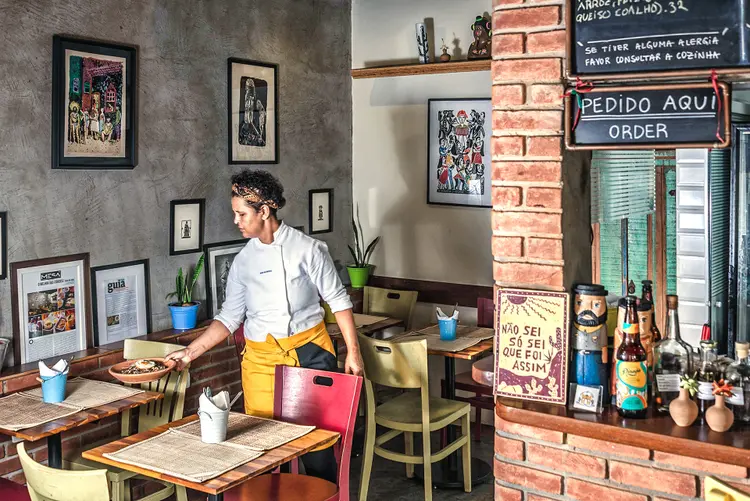 Restaurante Casa de Ieda, em São Paulo, é um dos parceiros da campanha de Stella Artois  (Pablo Lobo/Reprodução)