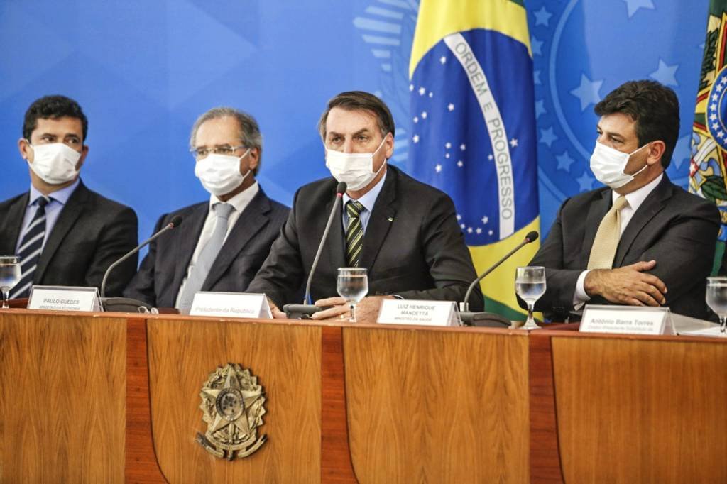 Medidas contra coronavírus: diversos ministros de estado apresentaram as ações que estão tomando para reduzir o impacto do surto no Brasil (Dida Sampaio/Estadão Conteúdo)