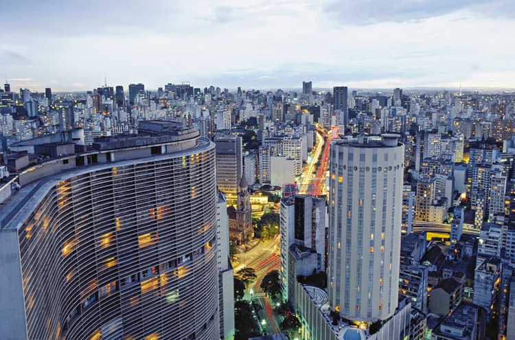 Edifícios em São Paulo: as startups do setor imobiliário receberam mais de 2 bilhões de reais em investimentos no ano passado | Getty Images /  (Getty Images/Getty Images)