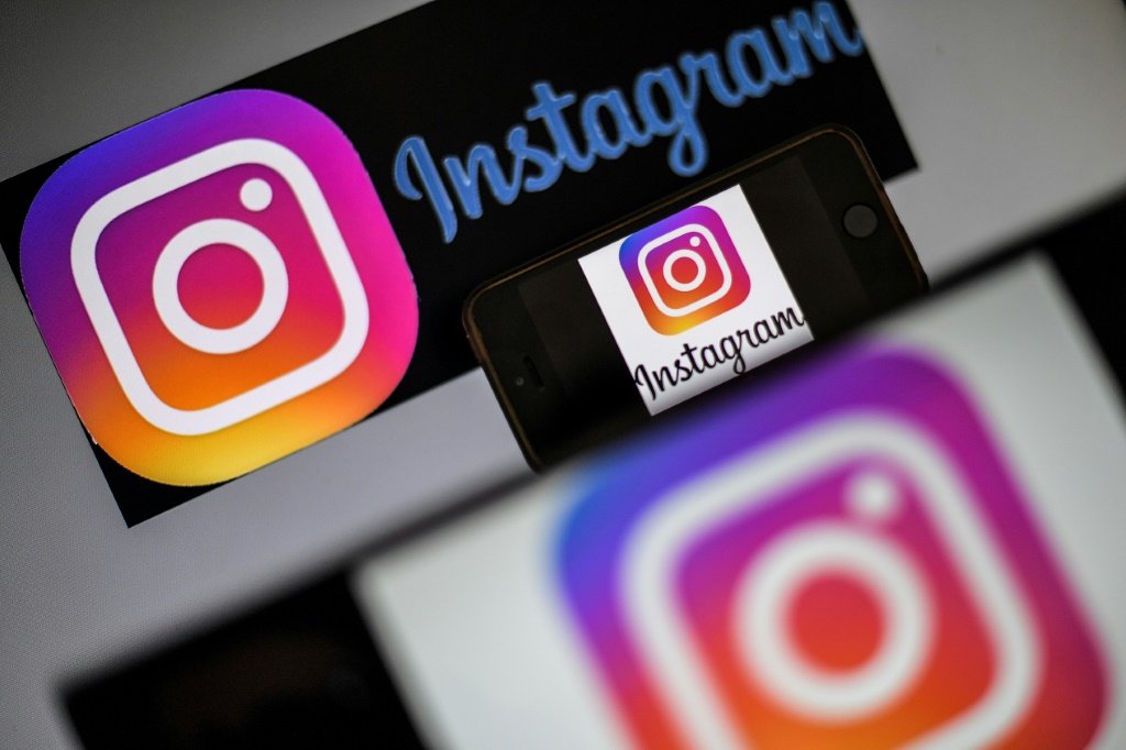 Instagram: em termos de audiência global, a rede social ampliou para 31,2% a vantagem que era de 28% (Foto/AFP)