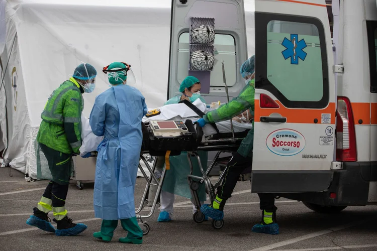 Itália: país registra o maior número de mortes por coronavírus no mundo (Emanuele Cremaschi/Getty Images)
