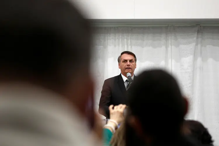 Jair Bolsonaro: presidente está em viagem aos Estados Unidos (Marco Bello/Reuters)