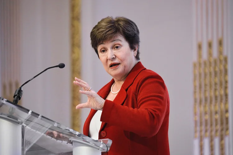 Giorgieva: Ela lembrou que a inflação no país está em três dígitos e que praticamente não há reservas, enquanto os níveis de pobreza crescem (Peter Foley/Getty Images)