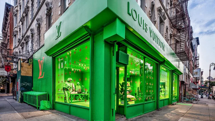 Loja pop-up da Louis Vuitton em Nova York (Louis Vuitton/Divulgação)