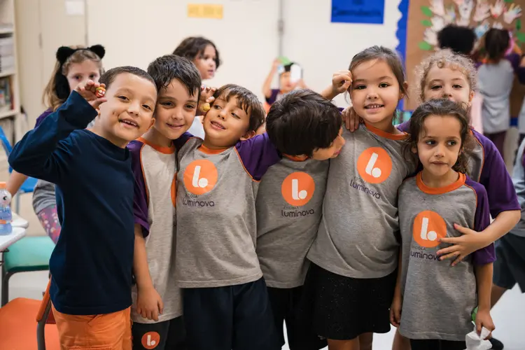 Luminova: escola foi criada pelo Grupo SEB pensando nas classes B e C, com mensalidades na faixa de 600 reais por mês (Luminova/Divulgação)