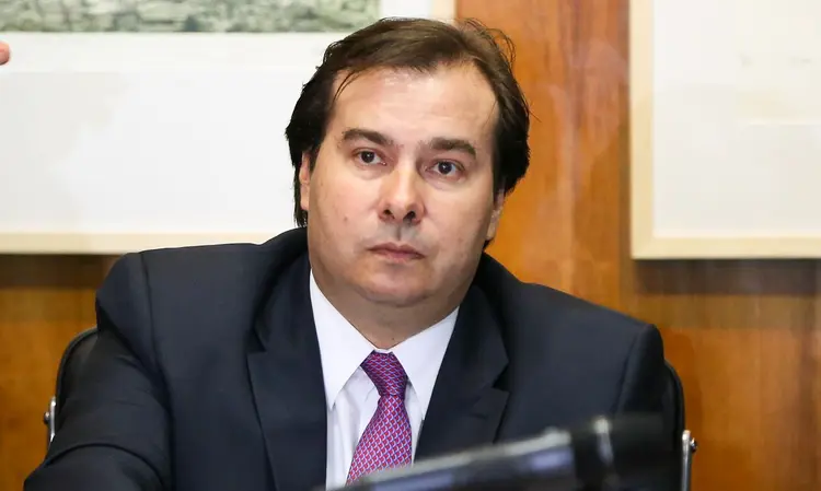 Rodrigo Maia: o presidente da Câmara disse que não se pode ouvir, neste momento da crise sanitária do coronavírus, investidores que perderam dinheiro (Marcelo Camargo/Agência Brasil)