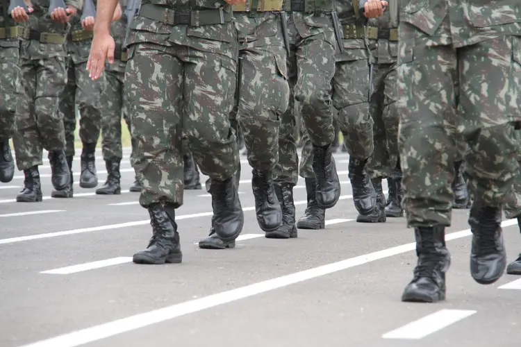 Roubo no Exército: crime ocorreu em um quartel das Forças Armadas em Barueri, em São Paulo (Jose Fernando Ogura/Getty Images)