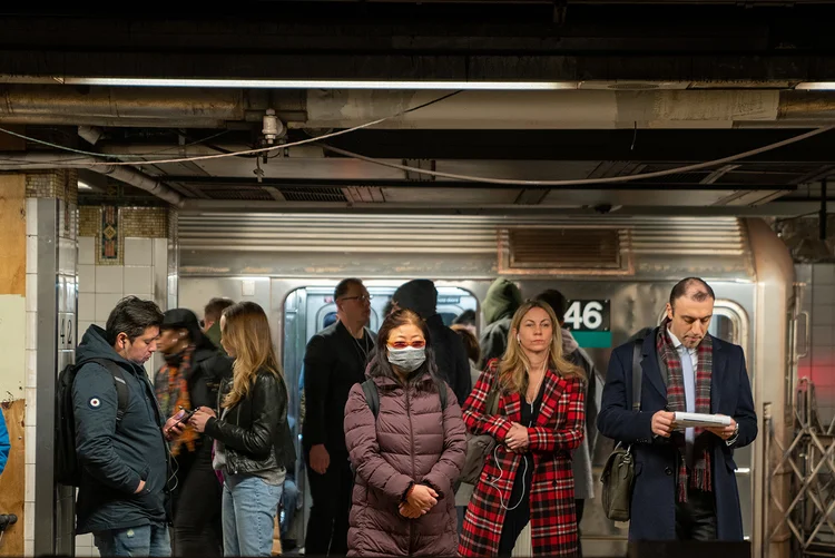 Nova York: estado foi colocado em estado de emergência no sábado (David Dee Delgado / Correspondente/Getty Images)