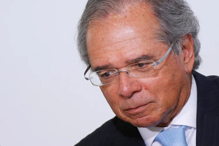 Paulo Guedes: ministro deu declarações sobre a alta do dólar e o crescimento do PIB brasileiro (Adriano Machado/Reuters)