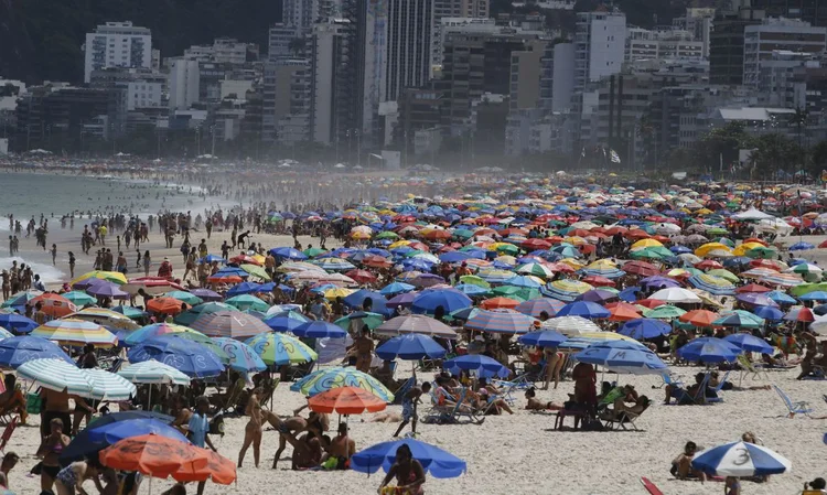 Praias cariocas ficaram lotadas (Tomaz Silva/Agência Brasil)