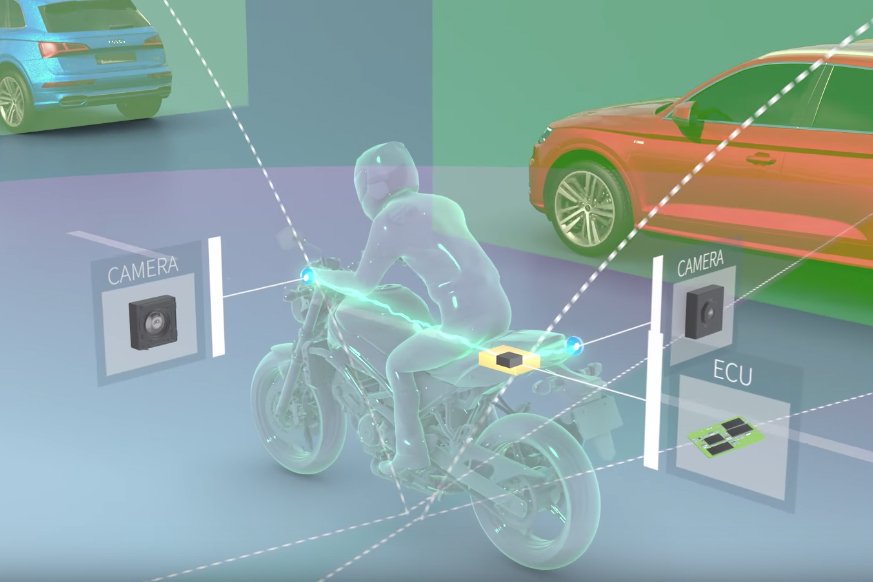 Nova tecnologia para motos alerta para possíveis acidentes