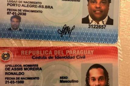 Passaportes com dados falsos: Ronaldinho e seu irmão estão presos preventivamente (Ministério Público do Paraguai/Agência Brasil/Divulgação)