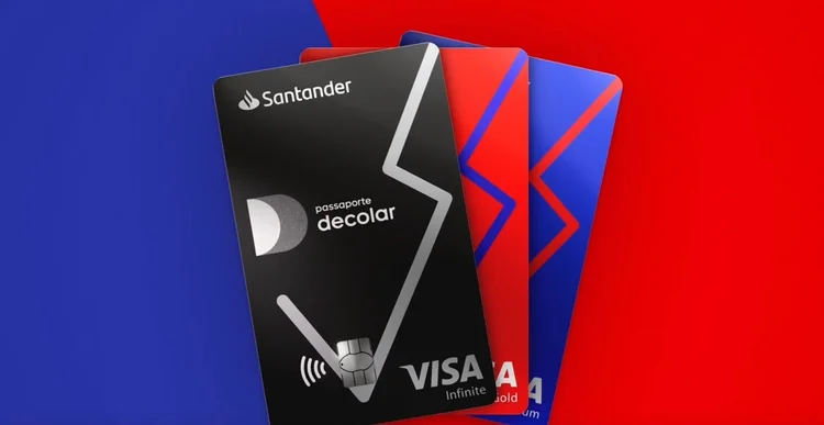 Cartão Visa (Santander/Reprodução)