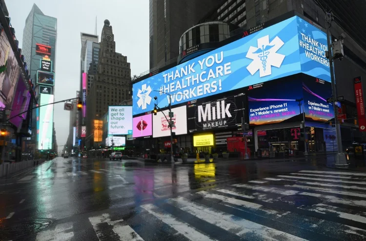 Nova York: local epicentro do coronavírus nos Estados Unidos está em isolamento social (AFP/AFP)