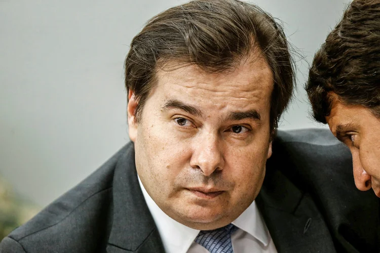 Rodrigo Maia: o suspeito teria ameaçado de morte o presidente da Câmara (Adriano Machado/Reuters)