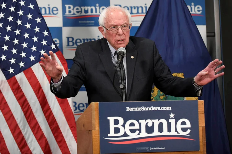 Eleições americanas: Sanders desistiu de concorrer à nomeação democrata para enfrentar Donald Trump (Caleb Kenna/Reuters)