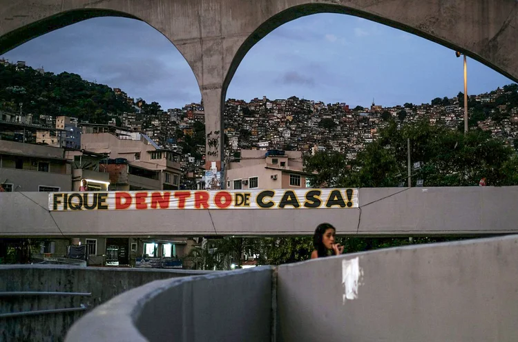 Rocinha: O prefeito Marcelo Crivella decretou nesta quarta estado de calamidade na cidade (Ricardo Moraes)