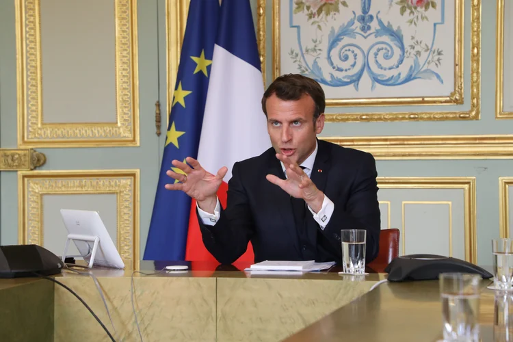 Macron estende quarentena na França até 11 de maio
 (Ludovic Marin/Reuters)