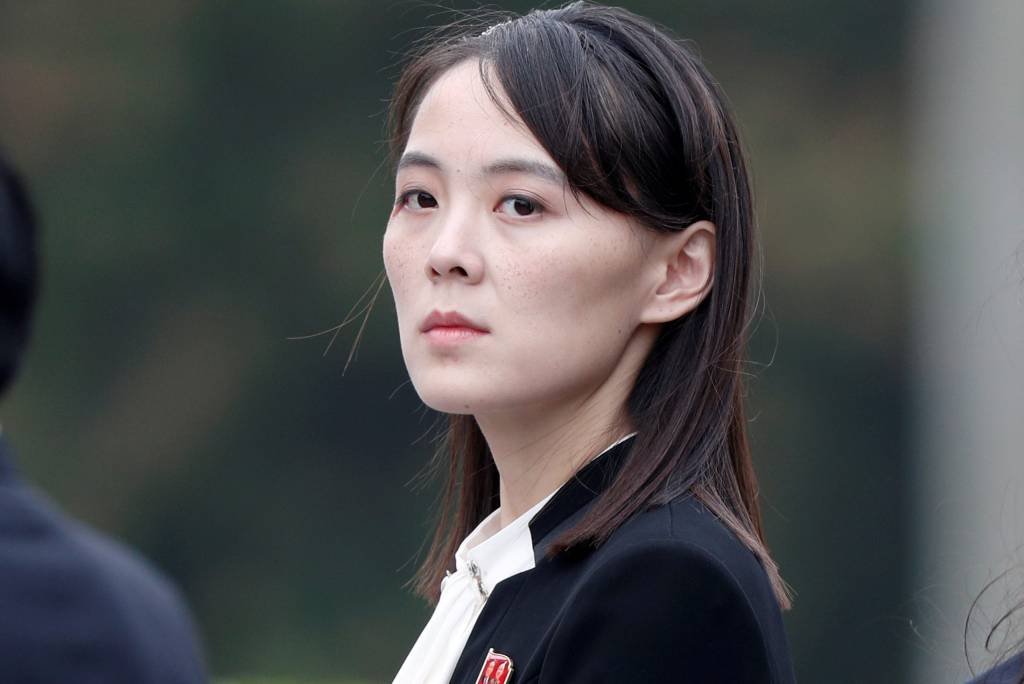 Kim Yo Jong, irmã de Kim Jong Un: líder norte-coreano  desapareceu dos olhos do público em abril
 (Jorge Silva/Reuters)