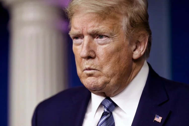 Trump: em resposta, o Irã acusou a Marinha dos EUA de comportamento "não profissional" no Golfo (Jonathan Ernst/Reuters)