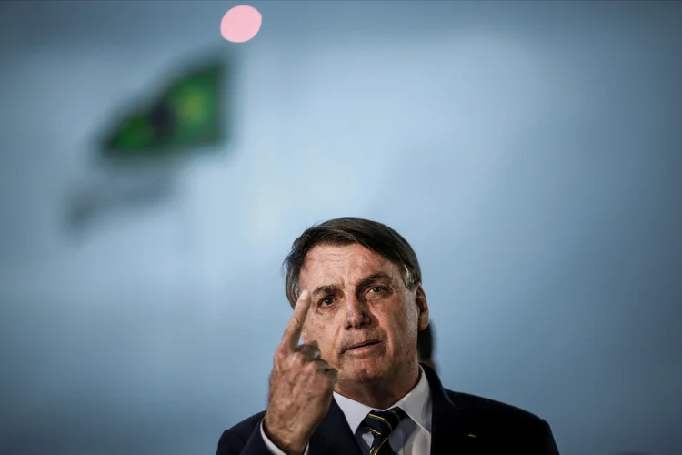 Presidente Jair Bolsonaro: "Estou fazendo exatamente o que tem que ser feito. Eu não vou ser o primeiro a chutar o pau da barraca" (Ueslei Marcelino/Reuters)