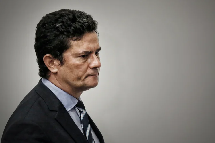 Sergio Moro: ministro anunciou demissão nesta sexta-feira após interferência do governo na Polícia Federal (Ueslei Marcelino/Reuters)
