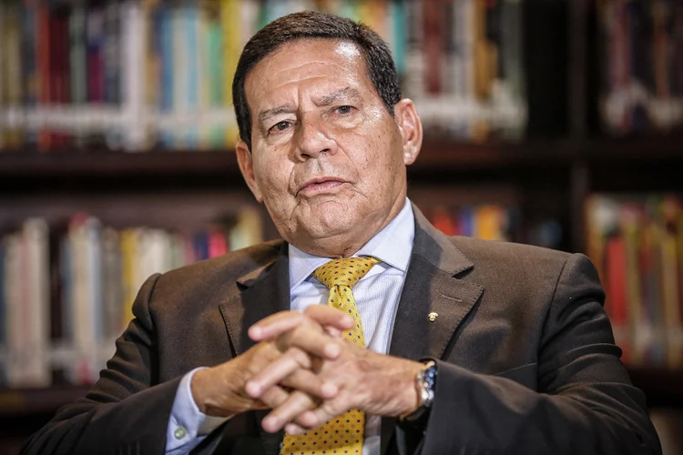 Vice-presidente Hamilton Mourão: "A crítica vai ocorrer, tem que ocorrer, é válida, mas o ministro ultrapassou o limite da crítica" (Romério Cunha/Flickr)