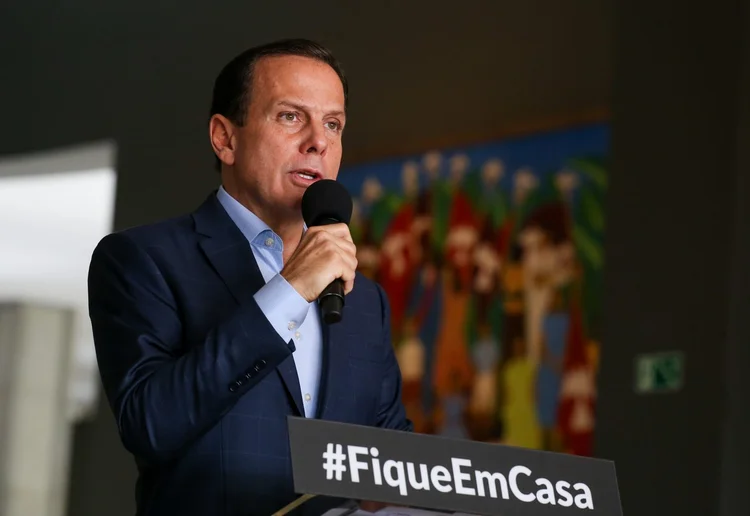 João Doria, governador de São Paulo: número de mortos chegou a 991 neste sábado (Governo do Estado de São Paulo/Divulgação)