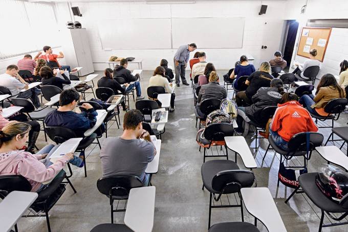 Ânima: Evasão chegou a 10,9%, em um cenário de juros altos que restringe a permanência no ensino superior (Germano Lüders/Exame)