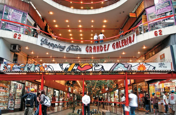 "Shopping Center Grandes Galerias" ou "Galeria do Rock". (Bia Parreira/Exame)