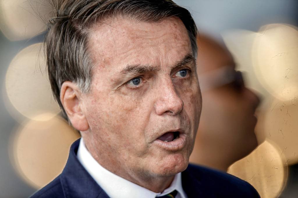Jair Bolsonaro: segundo fontes que assistiram o vídeo da reunião, presidente teria ameaçado demitir Moro caso ele não concordasse com as trocas (Reuters/Ueslei Marcelino)