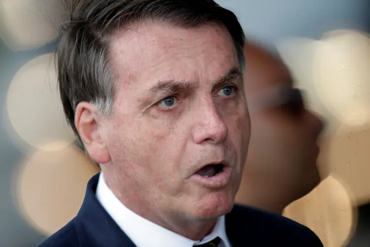 Bolsonaro: Ainda em entrevista, presidente diz que cobrou STF sobre nomeação de Ramagem (Ueslei Marcelino/Reuters)