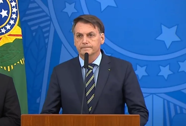 Pronunciamento Bolsonaro (TV Brasil/Reprodução)