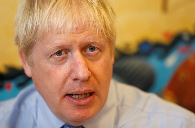 Boris Johnson: primeiro-ministro do Reino Unido chegou a ser internado na UTI por causa do novo coronavírus (Peter Nicholls/Reuters)