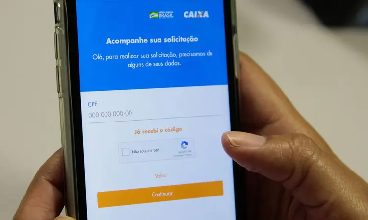 Lançamento do aplicativo CAIXA|Auxílio Emergencial (Marcelo Casal Jr/Agência Brasil)