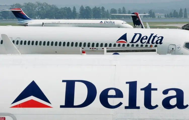 Delta Airlines: aviões fora dos Estados Unidos para evitar tarifas (Larry Downing/Reuters)