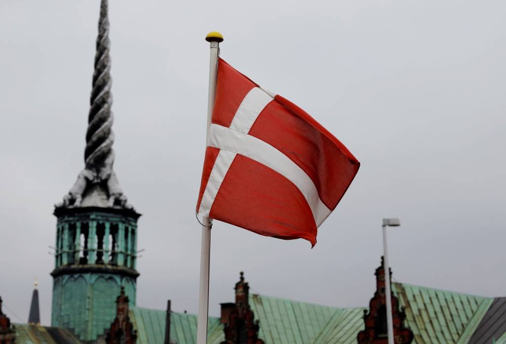 Bandeira da Dinamarca  em Copenhague
22/10/2019 REUTERS/Andreas Mortensen (Andreas Mortensen/Reuters)