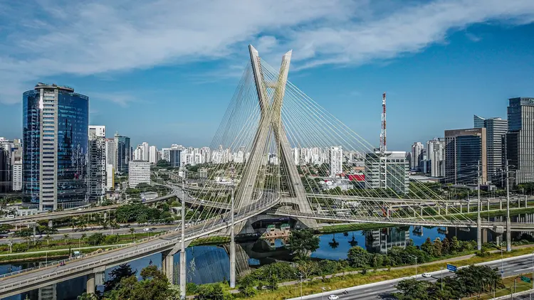 Ponte Estaiada, em São Paulo: cidade venceu em quatro categorias diferentes (Eduardo Frazão/Exame)