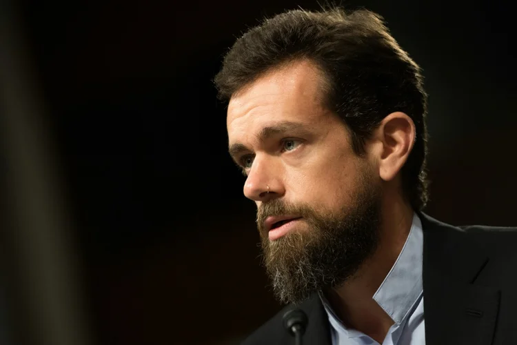 Jack Dorsey: diretor-executivo do Twitter disse que a quantia representa 28% de sua fortuna (Foto/AFP)