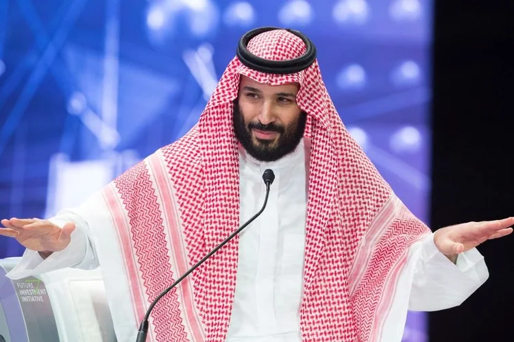 Príncipe da Arábia Saudita, Mohammad bin Salman.  (Bandar Algaloud / Saudi Kingdom Council / Handout/Anadolu Agency/Getty Images)