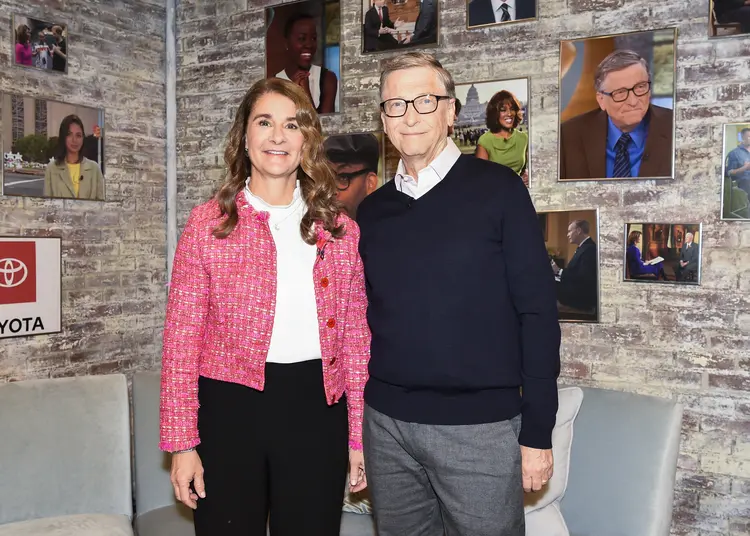 Melinda e Bill Gates: a única coisa que eles não prepararam, no entanto, foi a vacina ou um tratamento para o coronavírus (Michele Crowe/CBS/Getty Images)