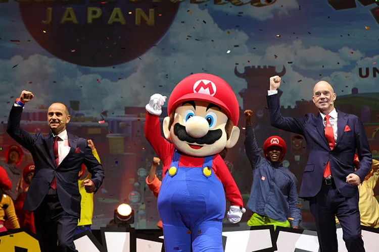 Nintendo: depois acumular queda de 17% nos dois primeiros meses do ano, criadora do Super Mario reverte perdas na bolsa (Buddhika Weerasinghe/Bloomberg)