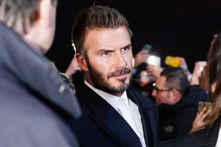 David Beckham: ex-jogador está participando do All in Challenge, iniciativa feita por atletas e celebridades como forma de arrecadar recursos (Edward Berthelot/Getty Images)