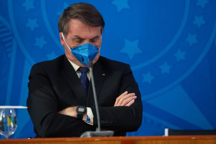 Jair Bolsonaro. 20 de março de 2020.  (Andressa Anholete/Getty Images)