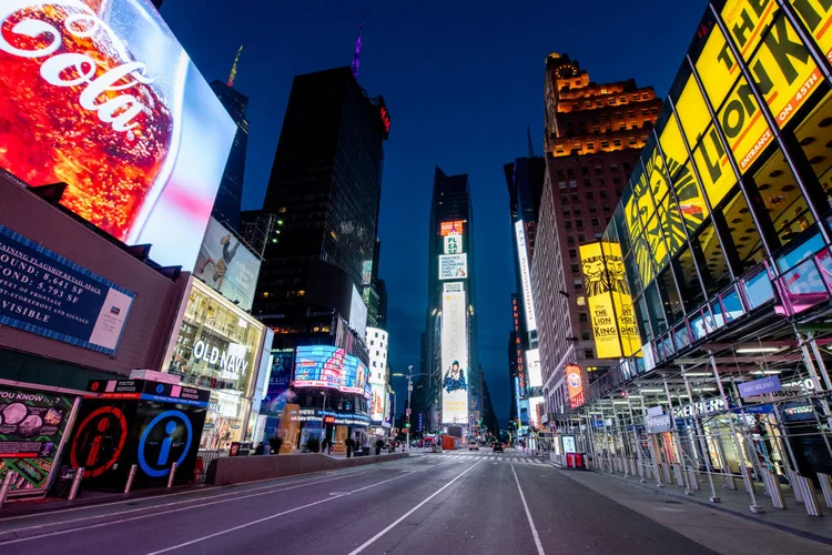 Coronavírus em Nova York, Estados Unidos (Roy Rochlin/Getty Images)