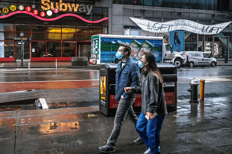 Coronavírus: Nova York é o estado mais afetado pela doença (Spencer Platt / Equipe/Getty Images)