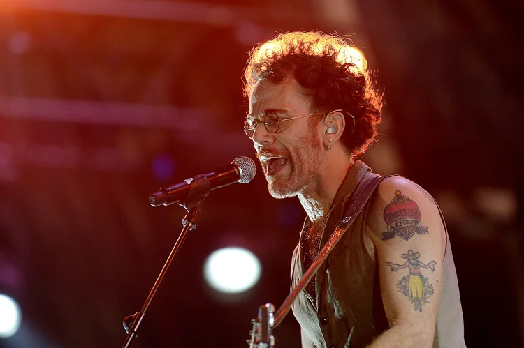 RIO DE JANEIRO, BRAZIL - SEPTEMBER 18: Nando Reis during the tribute to Cassia Eller at 2015 Rock in Rio on September 18, 2015 in Rio de Janeiro, Brazil. (Photo by Alexandre Loureiro/Getty Images) (Alexandre Loureiro/Getty Images)