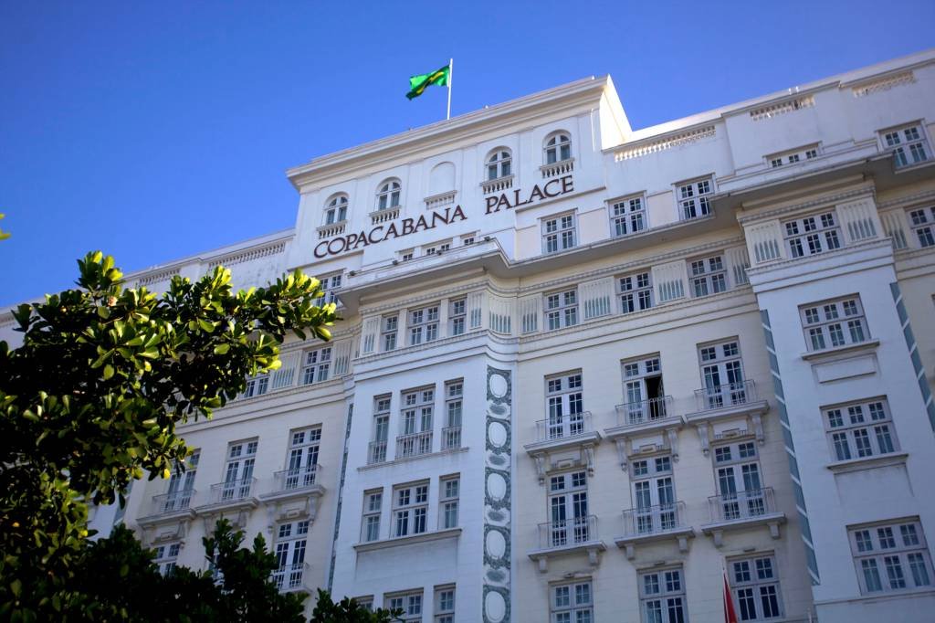 A volta do Copacabana Palace ocorre num cenário de terra arrasada para a hotelaria do Rio de Janeiro. Em quatro meses, o prejuízo chegou a 850 milhões de reais (Andia/Getty Images)
