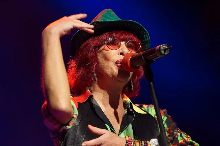 Rita Lee cantando em 2008 (Rui M. Leal/Getty Images)