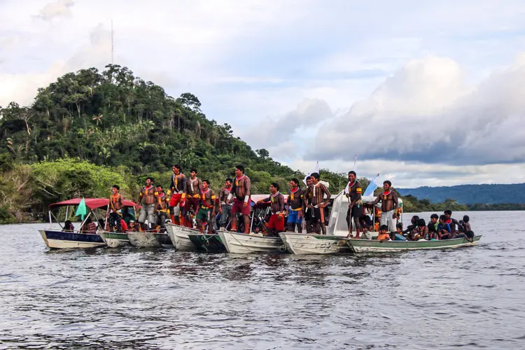 Índios na região do Xingu: há ao menos 24 casos suspeitos de covid-19 entre indígenas no Brasil (Aldarey Tamandaré/Fotos Públicas)